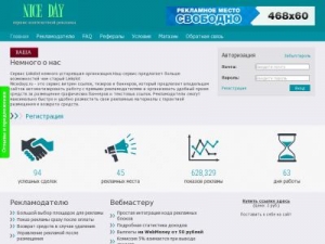 Скриншот главной страницы сайта nicedayz.ru